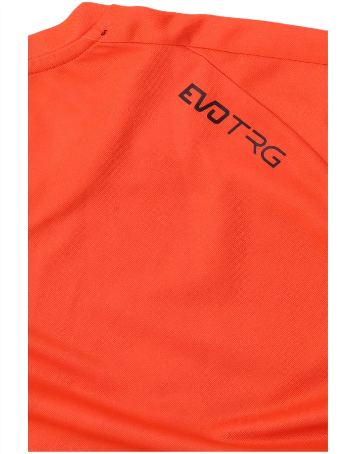 T-shirt grafica da uomo Puma Top con motivo a quadri arancione medio
