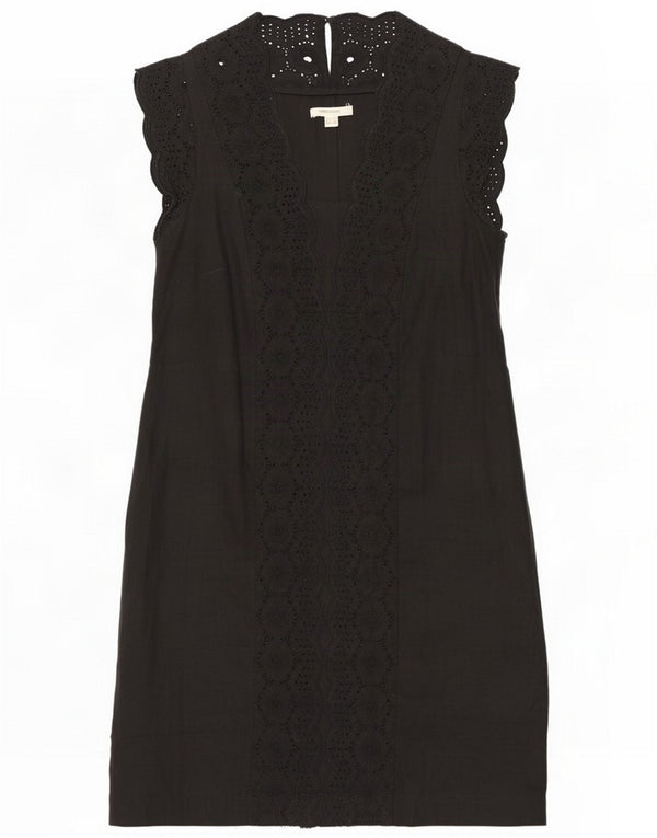 White Stuff Abito tubino da donna UK 10 piccolo in lino blu navy