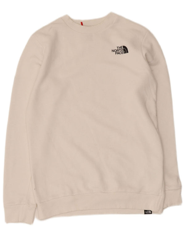 Felpa grafica da donna The North Face UK 6 XS cotone bianco