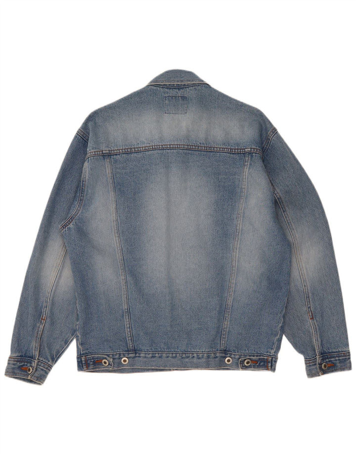 Giacca in denim da uomo Master UK 38 Cotone blu medio