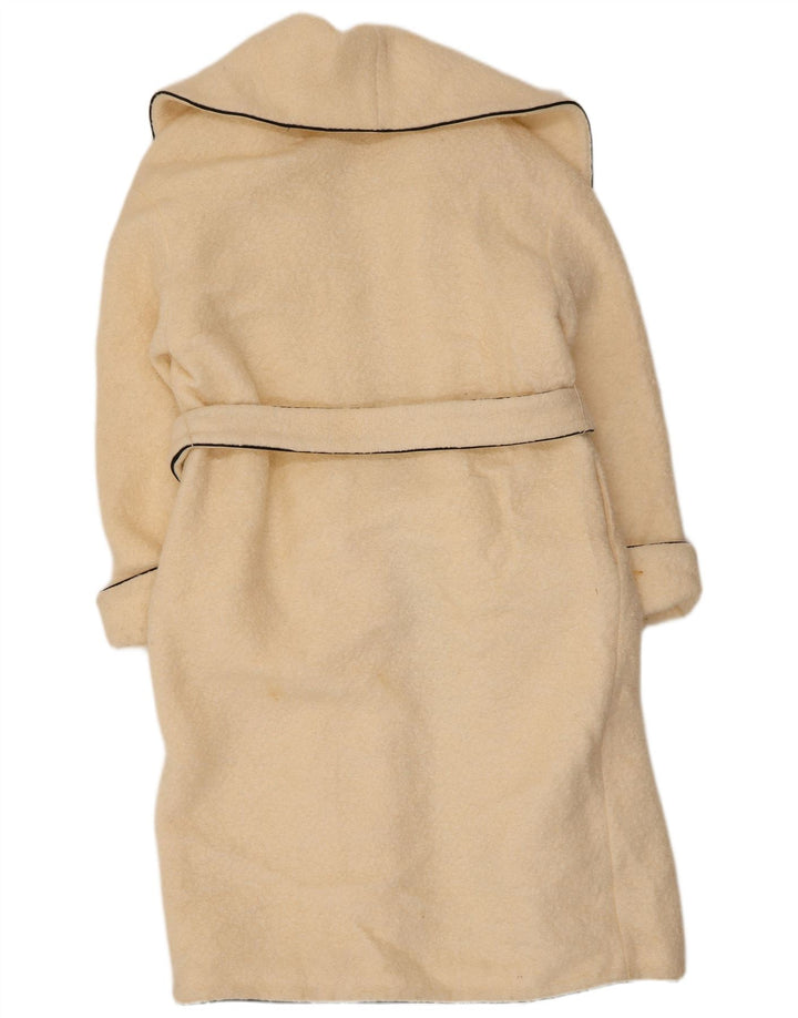 Cappotto oversize da donna Marks & Spencer UK 10 piccolo in lana beige