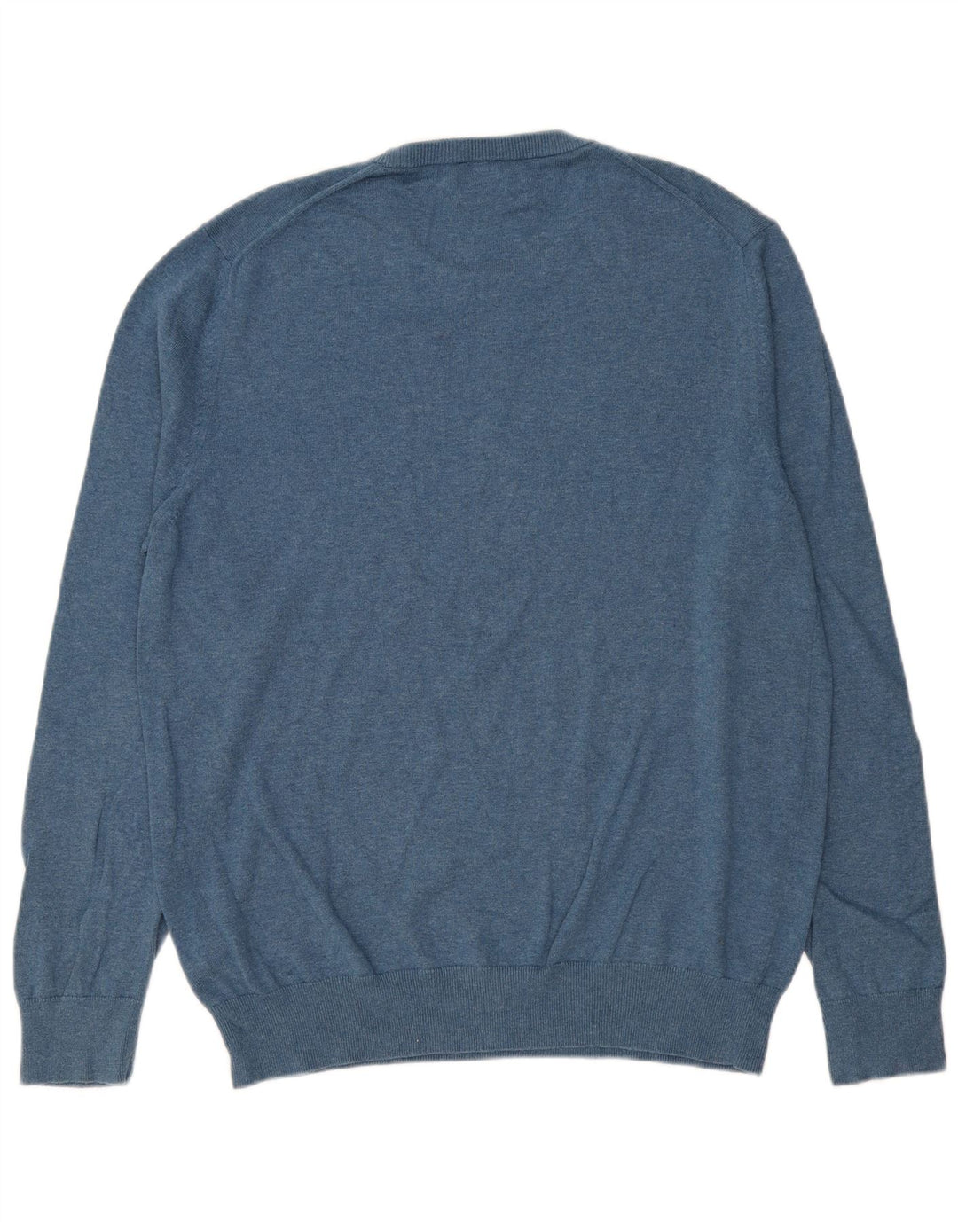 Maglione maglione girocollo da uomo Marks & Spencer XL in cotone blu
