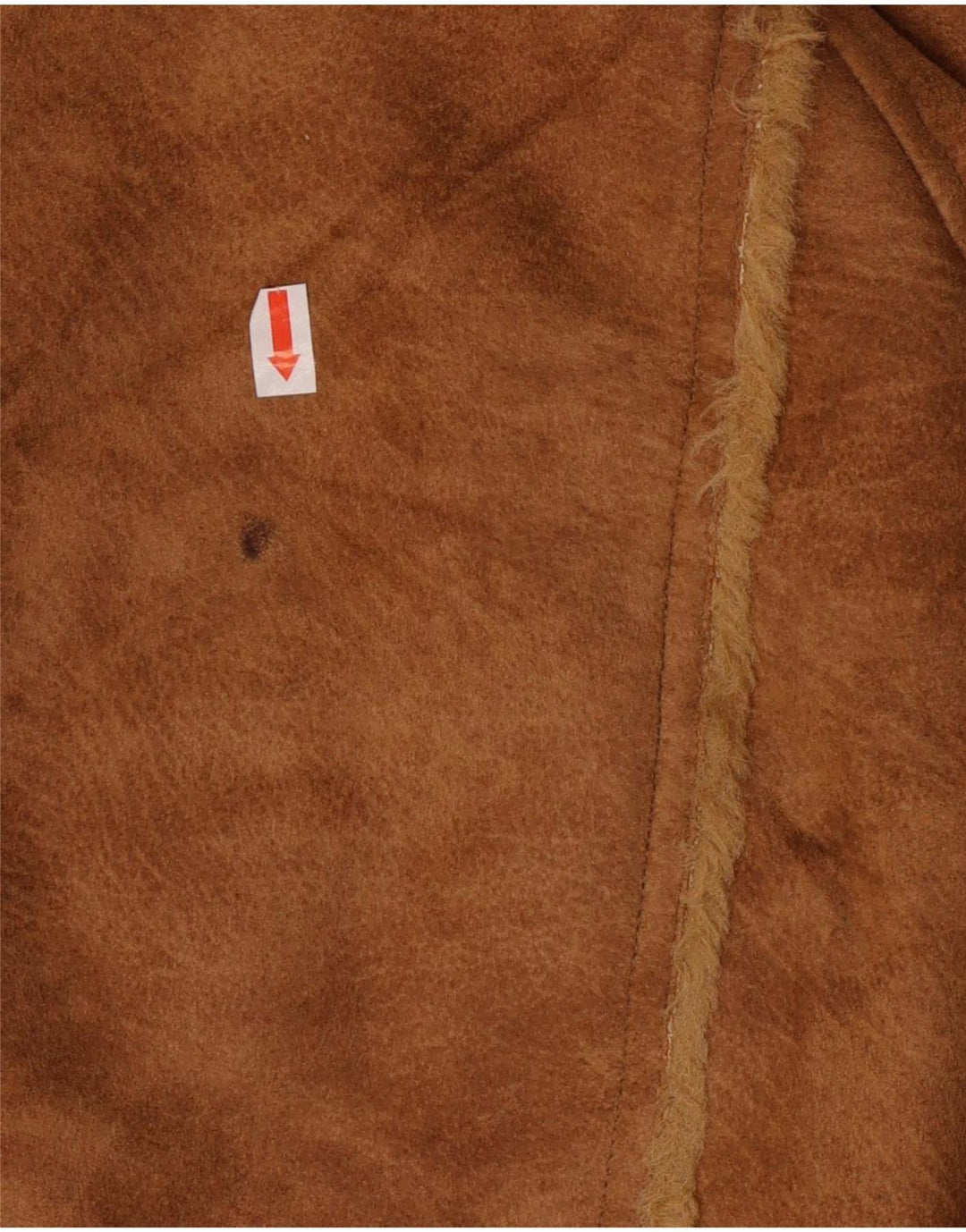 Giacca in pelle scamosciata Sherpa da donna Mauritius UK 18 XL Marrone