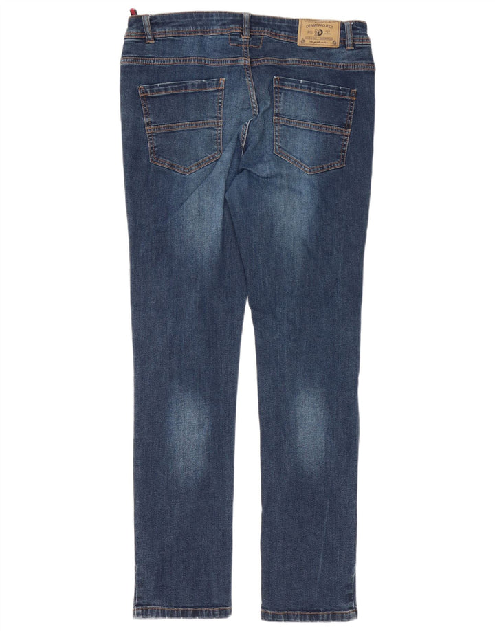 Jeans slim da uomo DACK'S IT 50 Large W34 L32 Blu Cotone