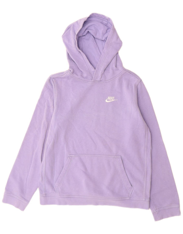 Felpa con cappuccio Nike Bambina 13-14 anni XL Cotone Viola