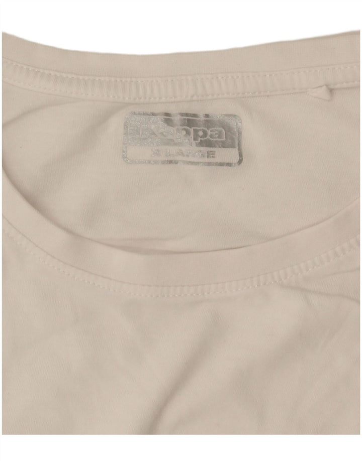 Maglietta Kappa da uomo XL bianca