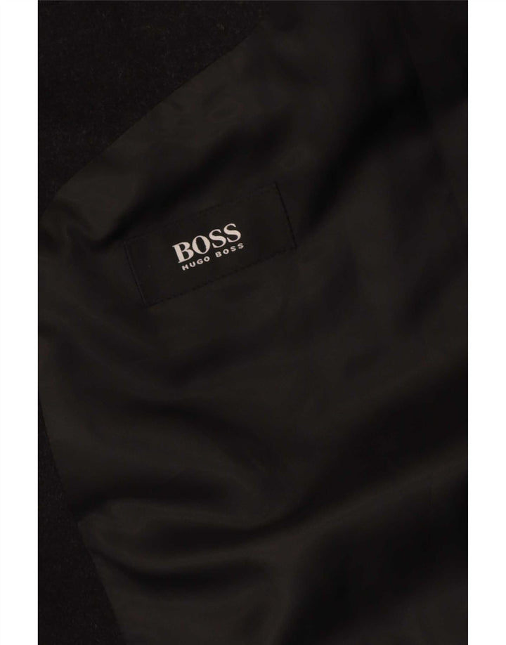 Cappotto da uomo Hugo Boss UK 40 grande grigio