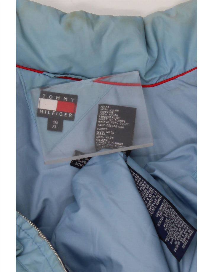 TOMMY HILFIGER Gilet imbottito per ragazzi 15-16 anni XL Nylon blu