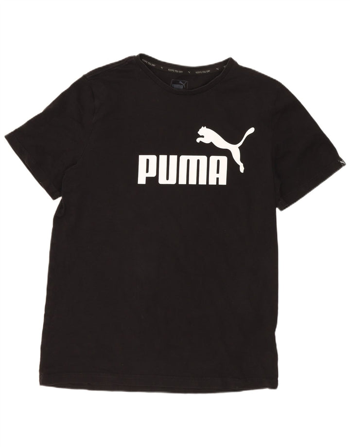 Maglietta grafica Puma da bambino 15-16 anni Nera