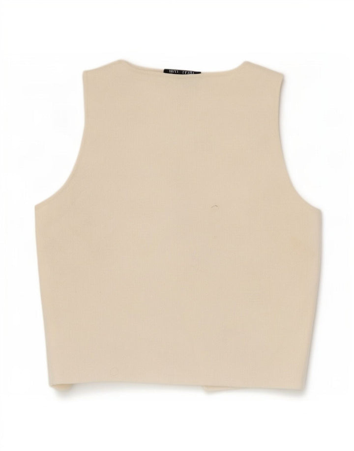 Gilet Zara da donna UK 8 piccolo bianco