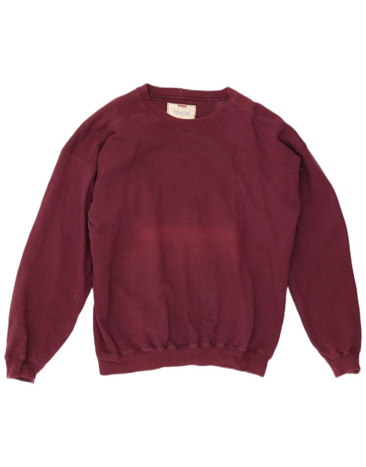 LEVI'S Felpa da uomo Maglione grande in cotone marrone