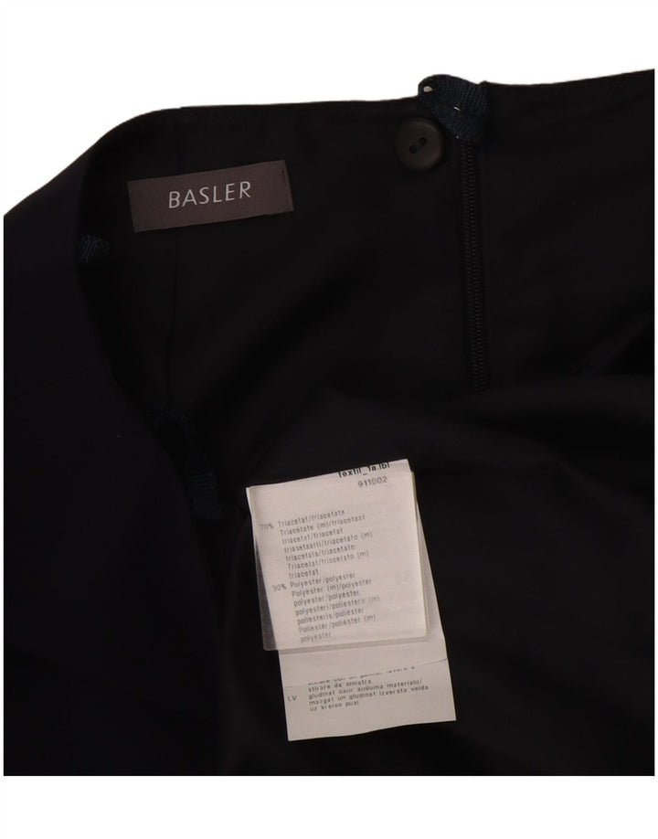Gonna a tubino da donna Basler W26 piccola triacetato blu navy