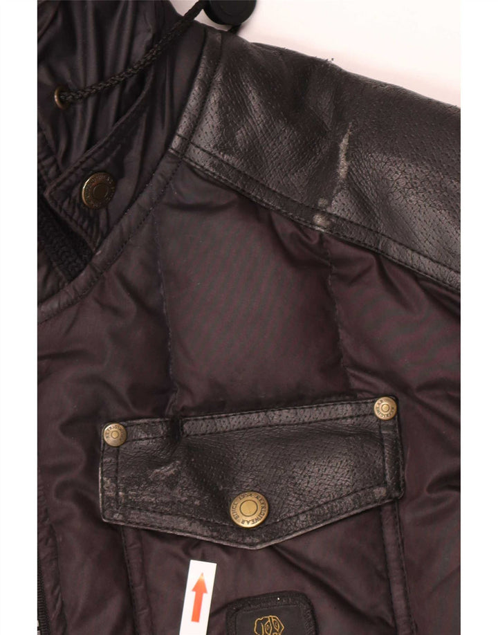 Refrigiwear Giacca imbottita con cappuccio Cruz da uomo UK 38 medio poliestere nero