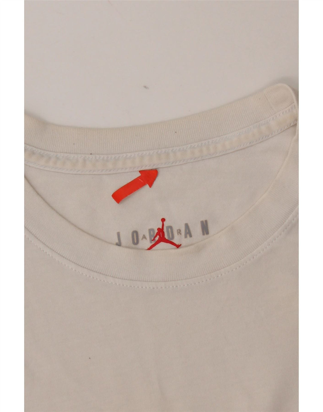 T-shirt grafica da uomo Jordan Top piccola in cotone bianco