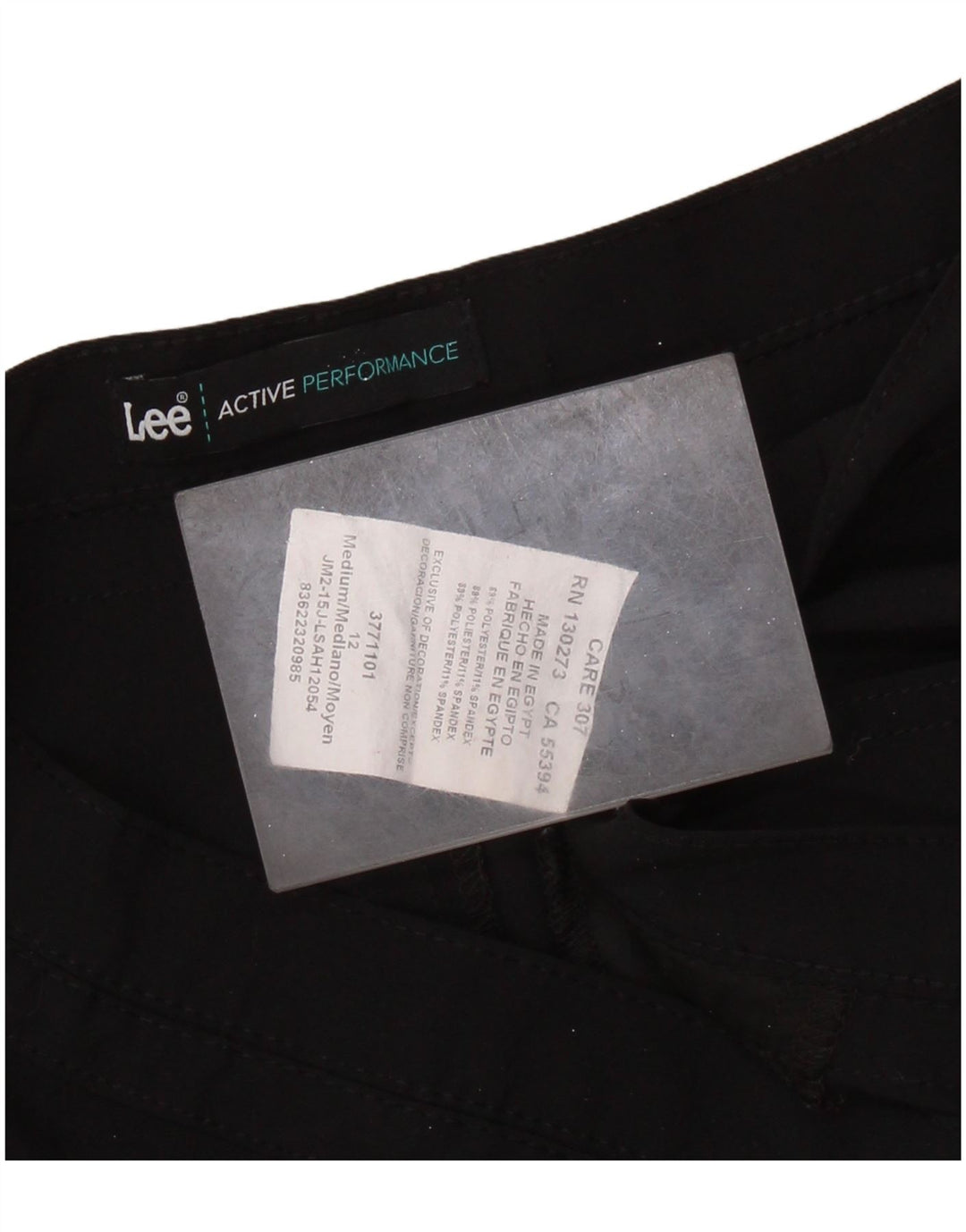 Pantaloncini cargo da donna LEE US 12 Large W34 poliestere nero