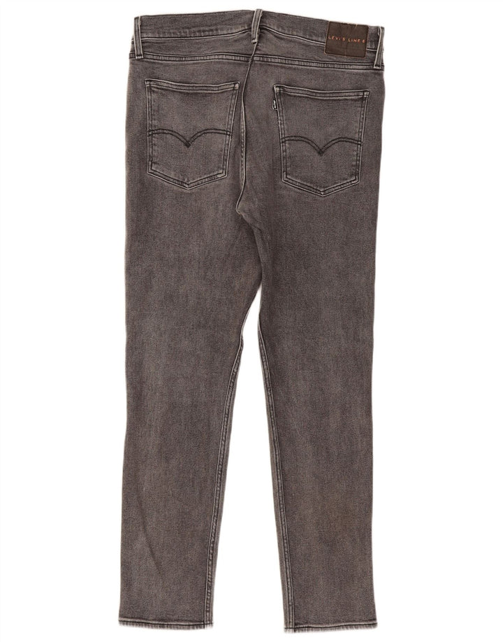 Jeans slim da uomo Levi's W34 L32 cotone grigio