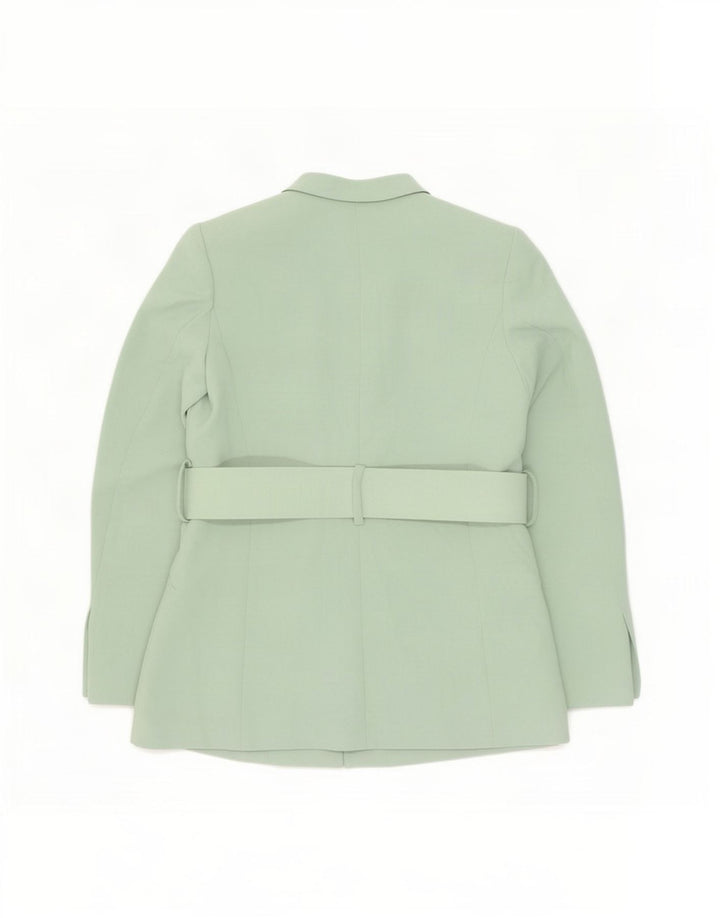 Giacca blazer da donna Zara UK 14 poliestere verde medio