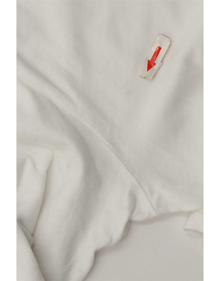 T-shirt da uomo Champion Top XL in cotone bianco