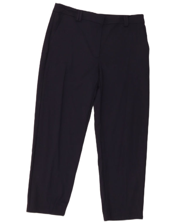 Pantaloni corti da donna Marks & Spencer UK 10 piccoli W32 L26 blu navy