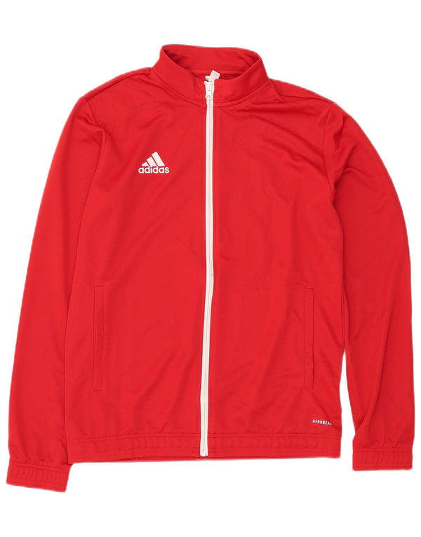 Giacca da allenamento Adidas Aeroready da uomo in poliestere rosso medio