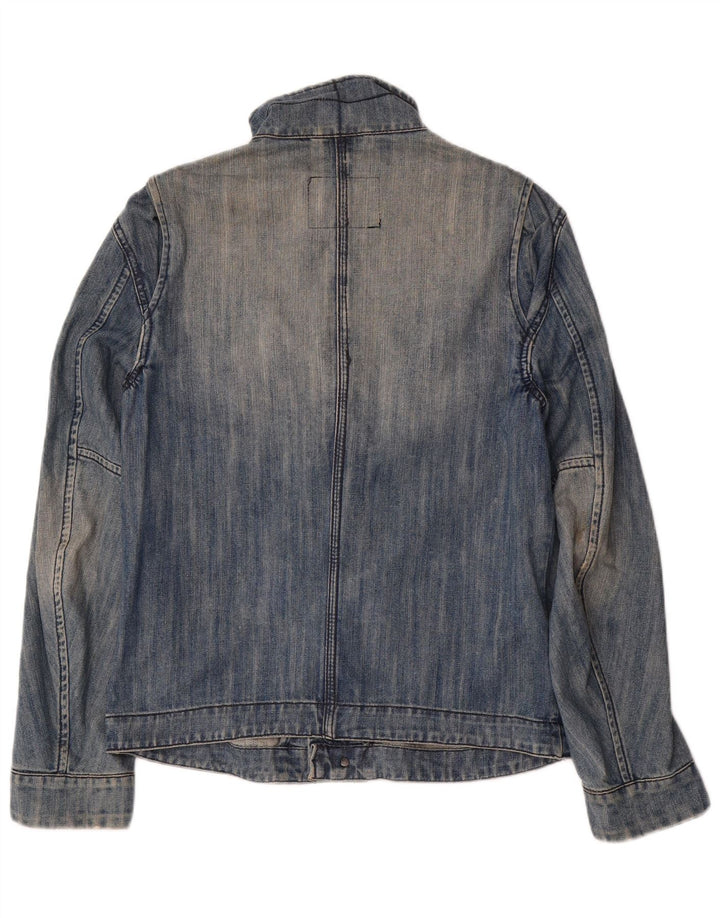 Giacca di jeans vintage da uomo UK 38 blu medio