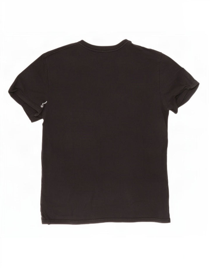 T-shirt grafica da uomo Volcom Top grande in cotone nero
