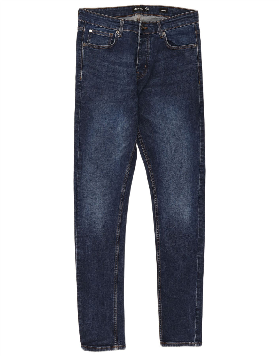 Jeans skinny da uomo Bench W34 L34 in cotone blu