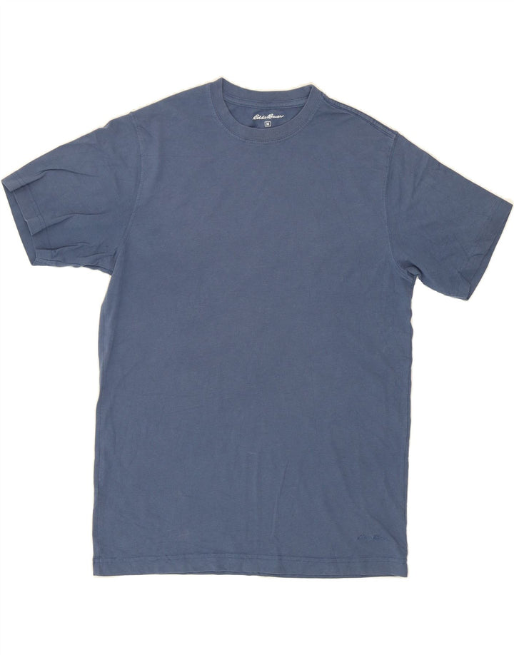 EDDIE BAUER Mens T-Shirt Top Medium Blue Cotton Vintage Eddie Bauer and Second-Hand Eddie Bauer from Messina Hembry 