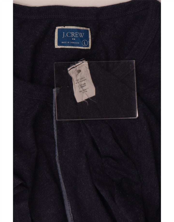 J. CREW Mens T-Shirt Top Large Navy Blue Cotton Vintage J. Crew and Second-Hand J. Crew from Messina Hembry 