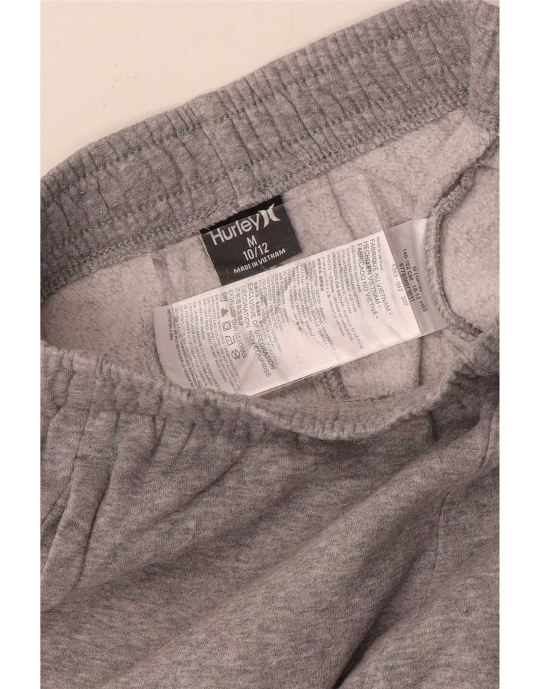 Pantaloni da tuta con grafica Hurley da ragazzo, pantaloni da jogging, 10-11 anni, grigio medio