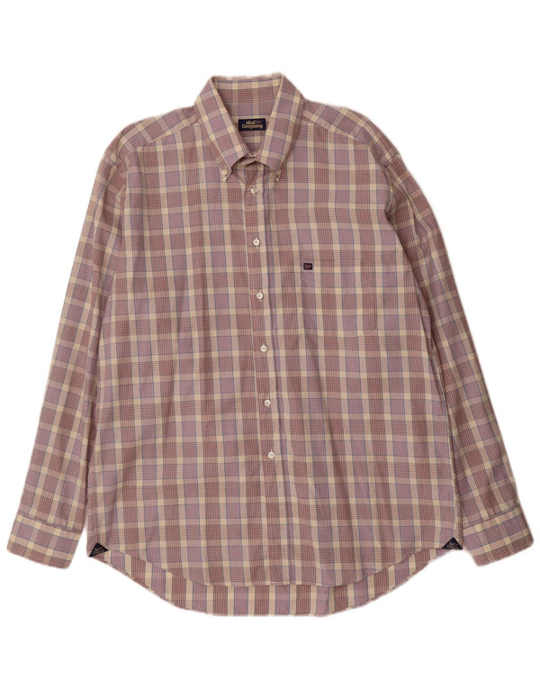 Camicia da uomo Best Company 2XL a quadri multicolore