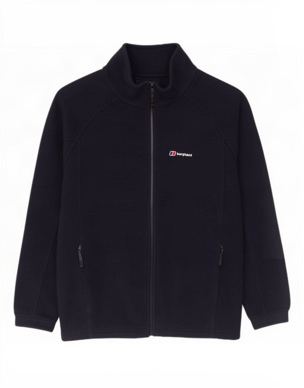 Giacca in pile foderata da uomo Berghaus UK 40 grande poliestere blu navy