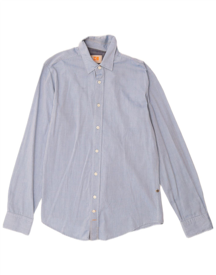 Camicia da uomo HUGO BOSS piccola blu