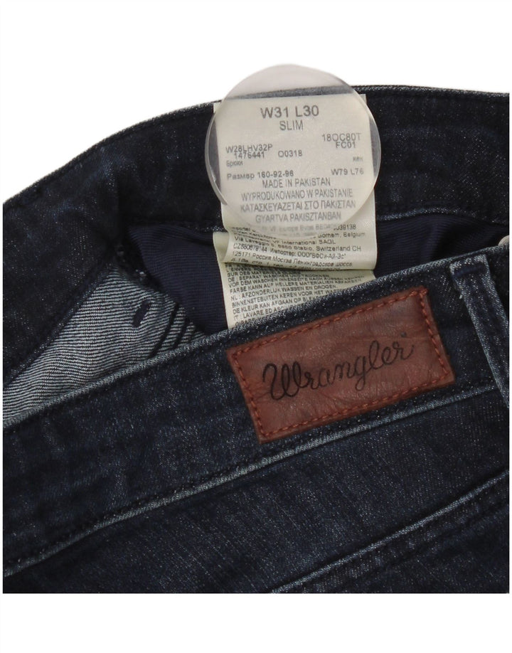Jeans slim da donna Wrangler W31 L30 cotone blu