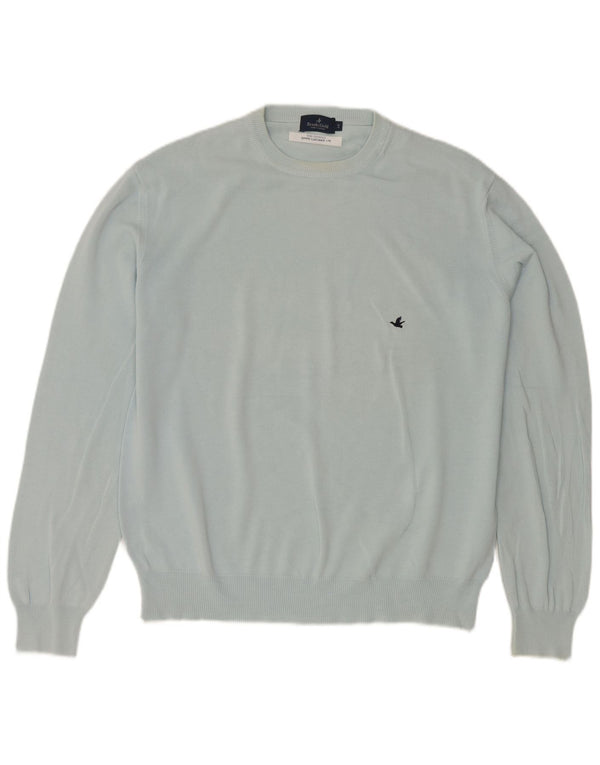 Maglione maglione girocollo da uomo Brooksfield IT 48 Blu medio
