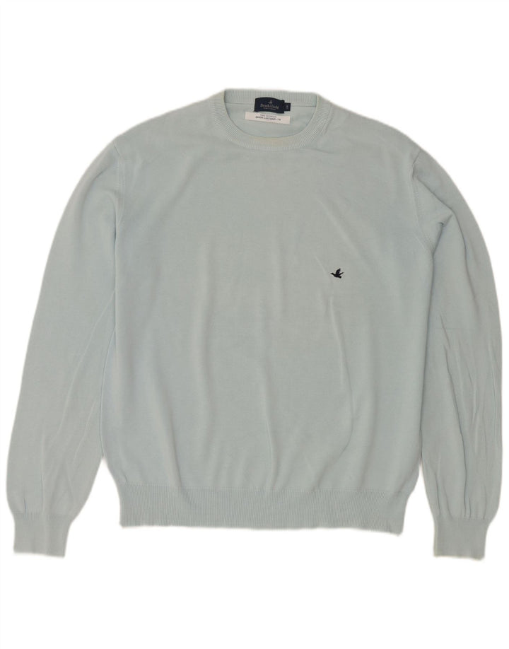 Maglione maglione girocollo da uomo Brooksfield IT 48 Blu medio