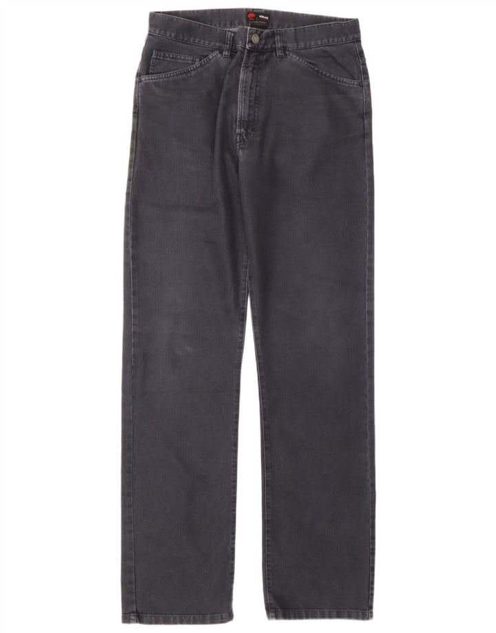 Jeans dritti da uomo Versace W34 L34 cotone grigio