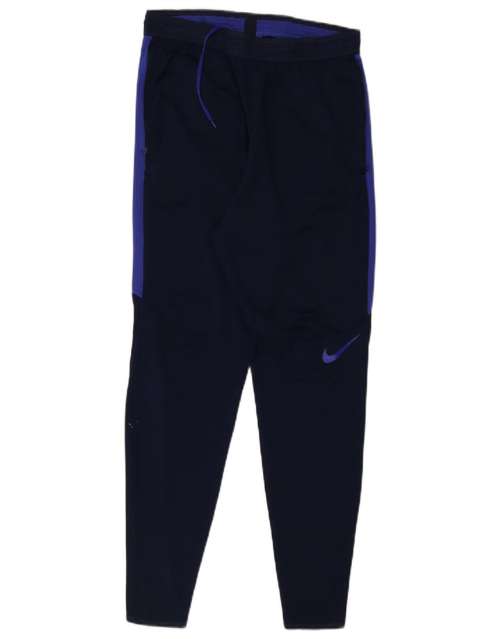 Pantaloni da tuta Nike Dri Fit da uomo piccoli color block blu navy