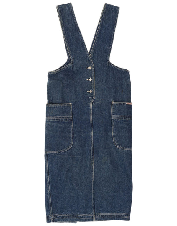 Abito scamiciato in denim da donna Laura Biagiotti UK 12 Cotone blu medio