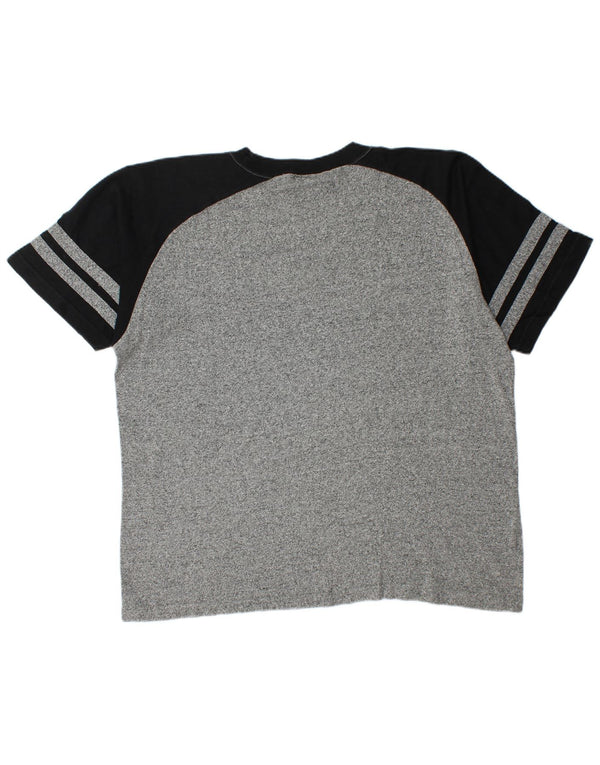 T-shirt da uomo Champion Top XL grigia a blocchi di colore