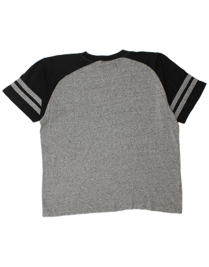 T-shirt da uomo Champion Top XL grigia a blocchi di colore