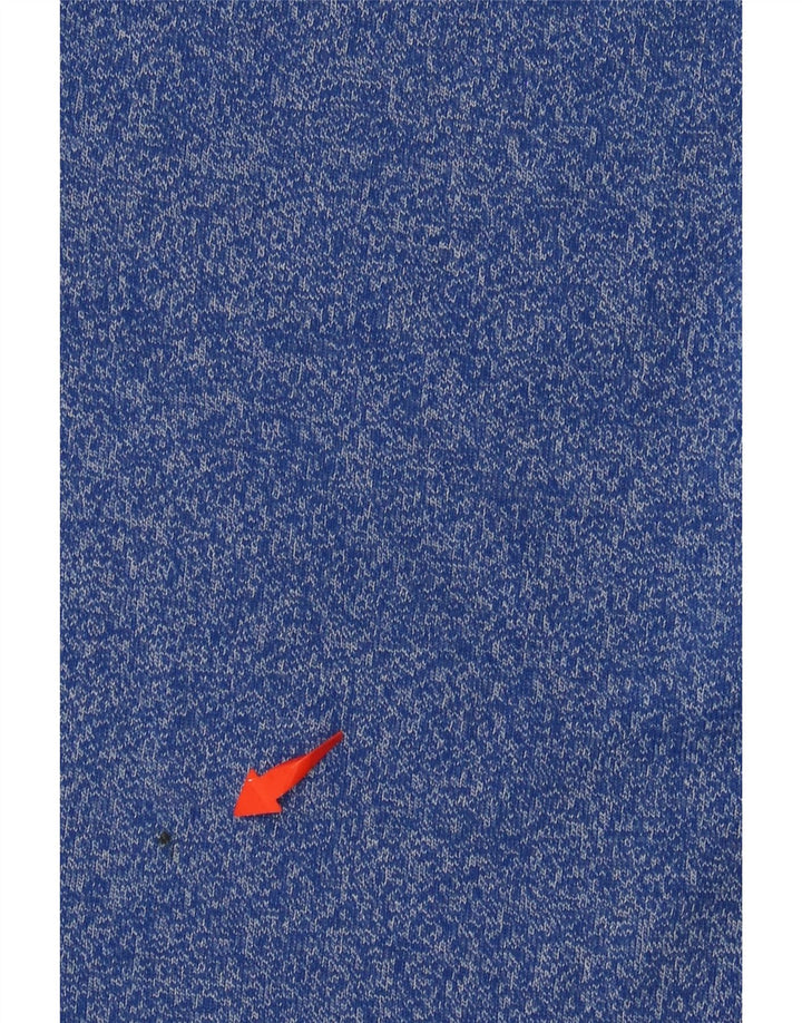 T-shirt con grafica vera da uomo SUPERDRY in cotone chiazzato blu piccolo