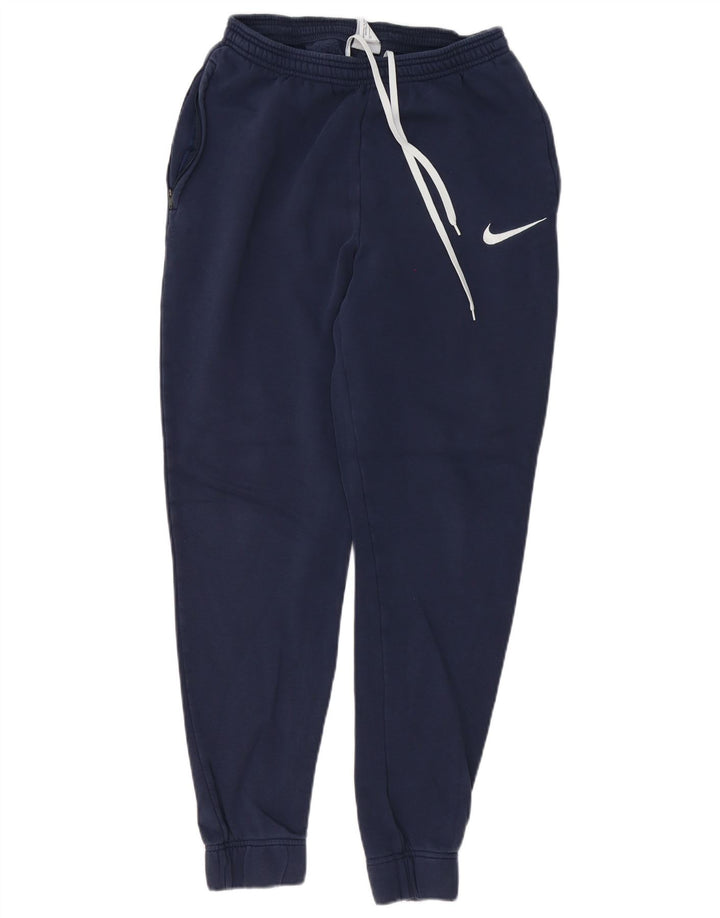 Pantaloni da tuta da uomo Nike Joggers piccoli in cotone blu navy