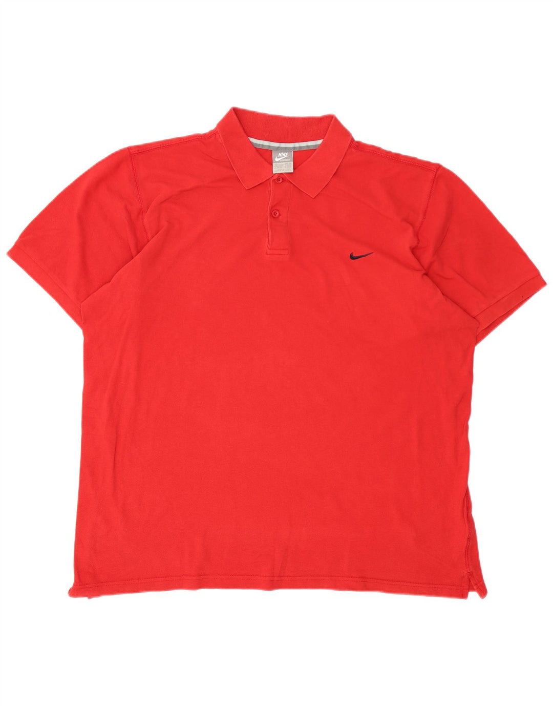 Polo NIKE da uomo UK 45/47 XL rosso cotone