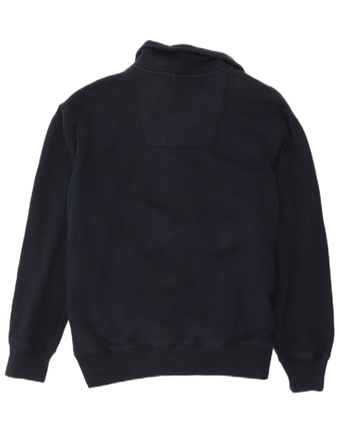Felpa da uomo con collo con zip Nautica, maglione medio, in cotone blu navy