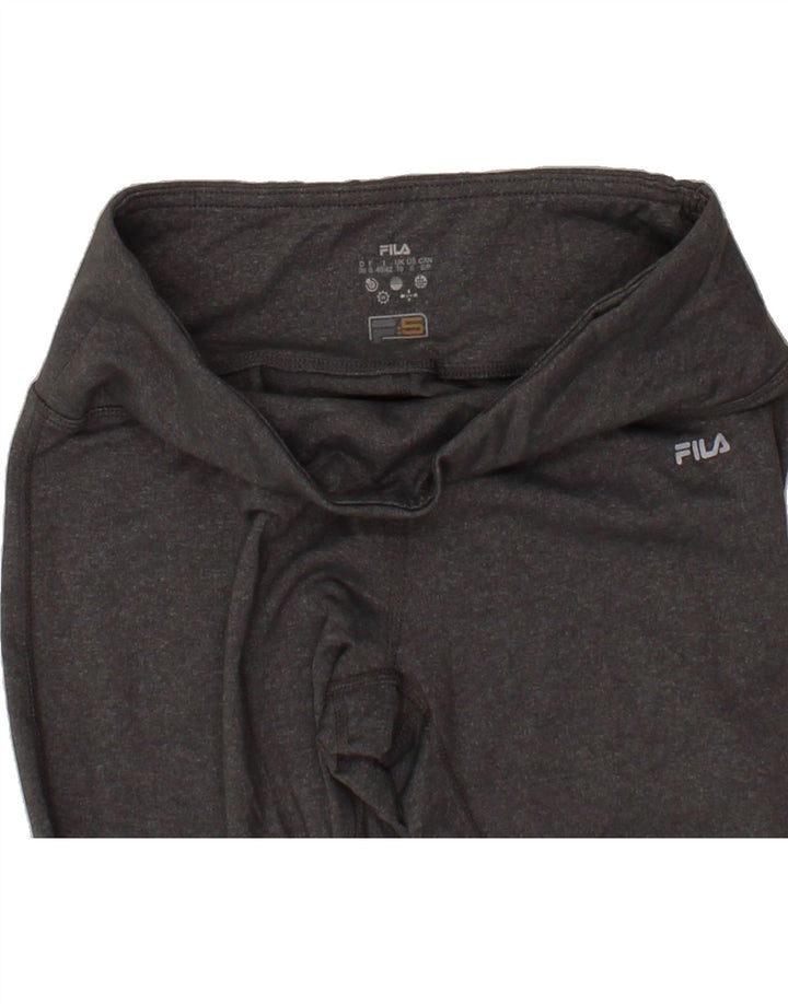 FILA Womens Capri Leggings UK 10 Small  Grey Vintage Fila and Second-Hand Fila from Messina Hembry 