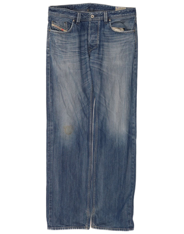 Jeans dritti da uomo Diesel W34 L34 cotone blu