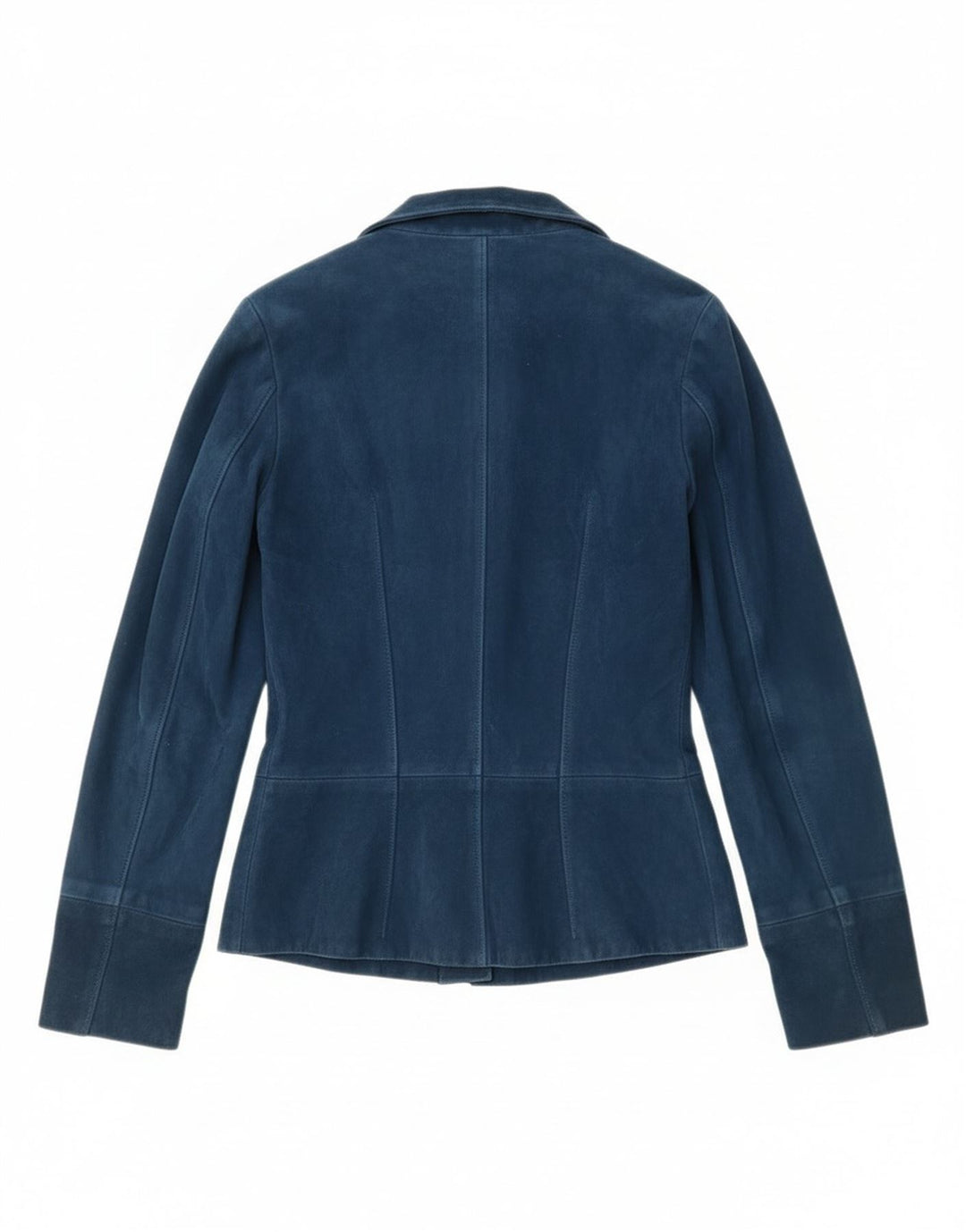 Giacca blazer vintage da donna a 2 bottoni UK 4 XS blu navy