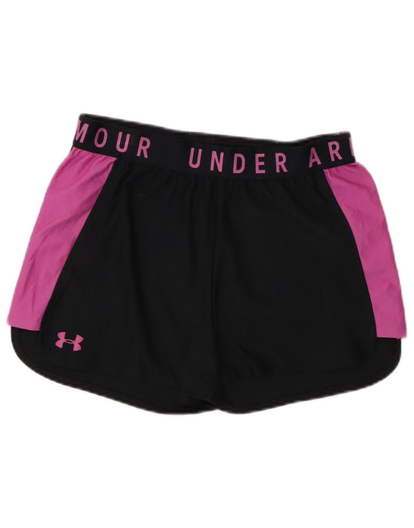 Pantaloncini sportivi Under Armour da donna Heat Gear UK 12 Medium Black Colourblock