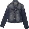 GUESS Girls Graphic Denim Jacket 9-10 Years Blue Cotton Vintage Guess and Second-Hand Guess from Messina Hembry 